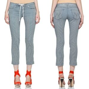 Mother Tie-Me-Up Rascal On the Road Crop Jeans (16)